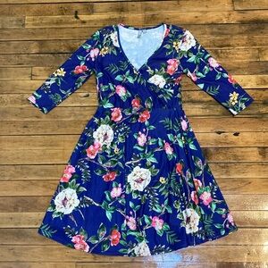 Asos Floral Wrap Dress